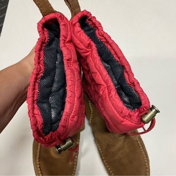 Columbia Women's Minx Moccasin waterproof Omni-Heat leather suede snow boots 7 - Picture 6 of 15